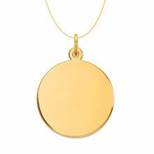 14k Gold Plated Sterling Silver Signature Charm - 20mm