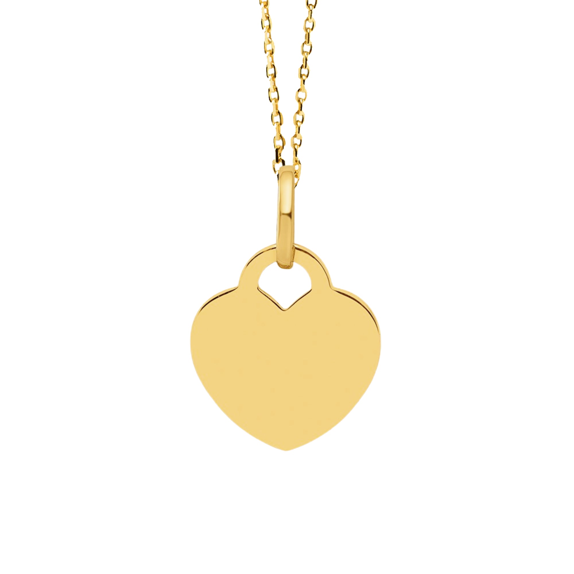 Mom 14K Heart Engravable Necklace
