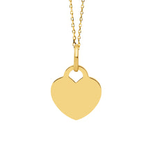 Mom 14K Heart Engravable Necklace