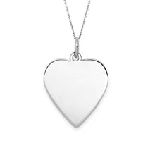 14k Yellow Gold Plated Sterling Silver Signature Heart Necklace