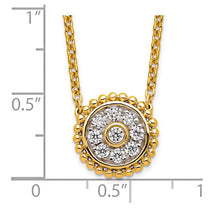 14K Lab-Grown Diamond Circle Necklace