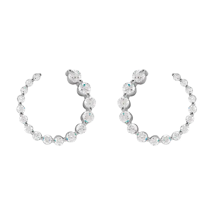 Elle's Lab-Grown Diamond Front-Back Earrings