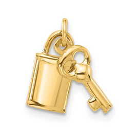 Secret Lock | 14K Gold U, Me & Us Charm