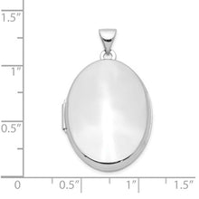 Signature Sterling Silver 26mm Oval Locket