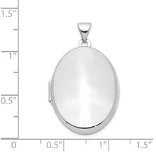 Signature Sterling Silver 21-31 mm Oval Locket