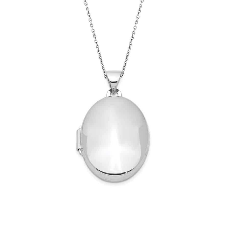 Signature Sterling Silver 26mm Oval Locket