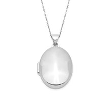 Signature Sterling Silver 21-31 mm Oval Locket
