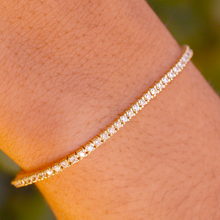 14K White Gold 3.00ctw. Moissanite Tennis Bracelet