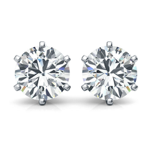 1CT. Moissanite Sterling Silver Stud Earrings