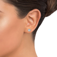 1CT. Moissanite Sterling Silver Stud Earrings