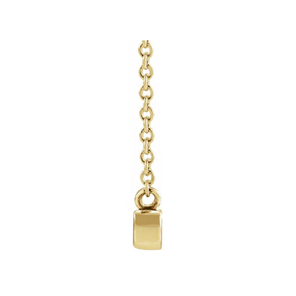 14K Yellow Petite Mama Script 18" Necklace