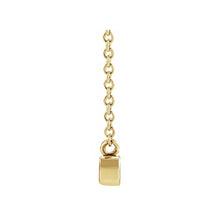 14K Yellow Petite Mama Script 18