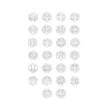 Sterling Silver 3-Letter Monogram Earrings