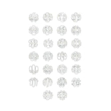 14K Gold Plated Sterling Silver 3-Letter Monogram Earrings