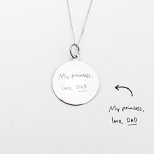 Signature Engravable Round  Disc Charm 24-29 mm