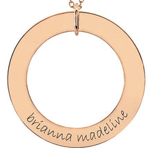 14K Rose Gold Posh Mommy® Engravable Loop Pendant