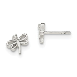 Sterling Silver Dragonfly Post Earrings