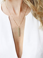 14K Rose Gold-Plated Roman Date Necklace