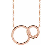 14K Rose Gold 1-5 Stone Family Circle 18