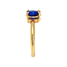 SPECIAL ORDER -  14K Yellow Gold Teardrop Sapphire Ring