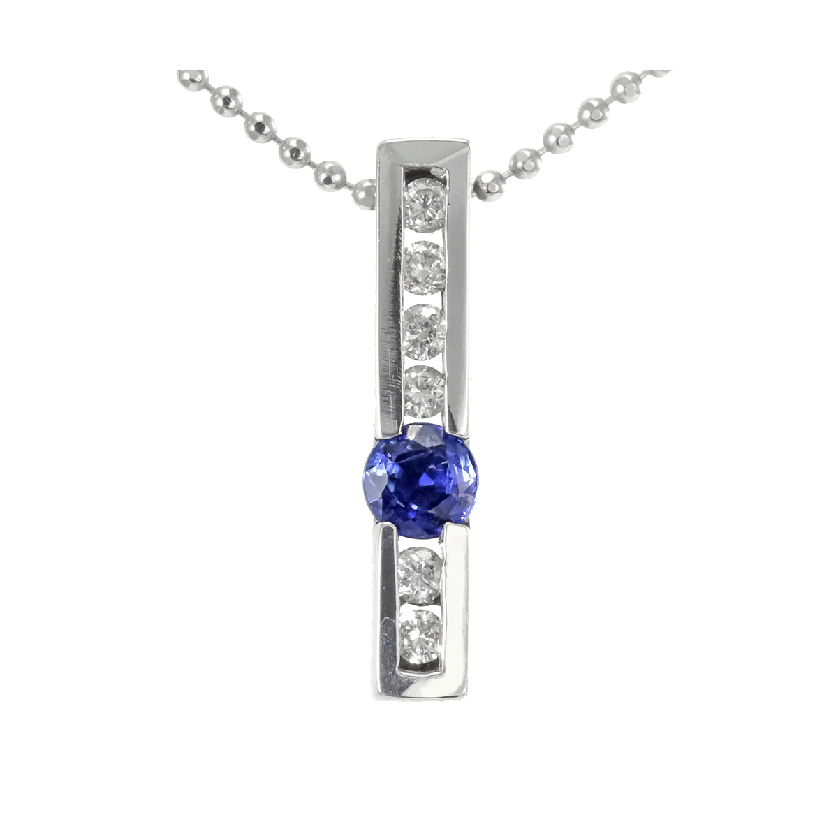 SPECIAL ORDER - 14K Gold Sapphire & Diamond Necklace