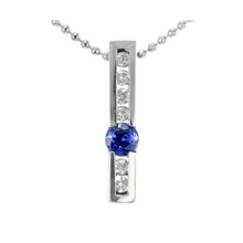 SPECIAL ORDER - 14K Gold Sapphire & Diamond Necklace