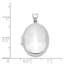 Signature Sterling Silver 21mm Oval Locket