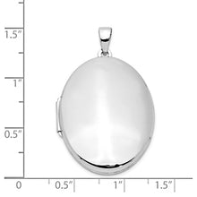 Signature Sterling Silver 32mm Oval Locket