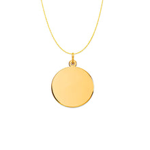 14k Gold Plated Sterling Silver Signature Charm - 20mm