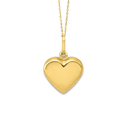 Child Small Heart Necklace - 14mm Chain