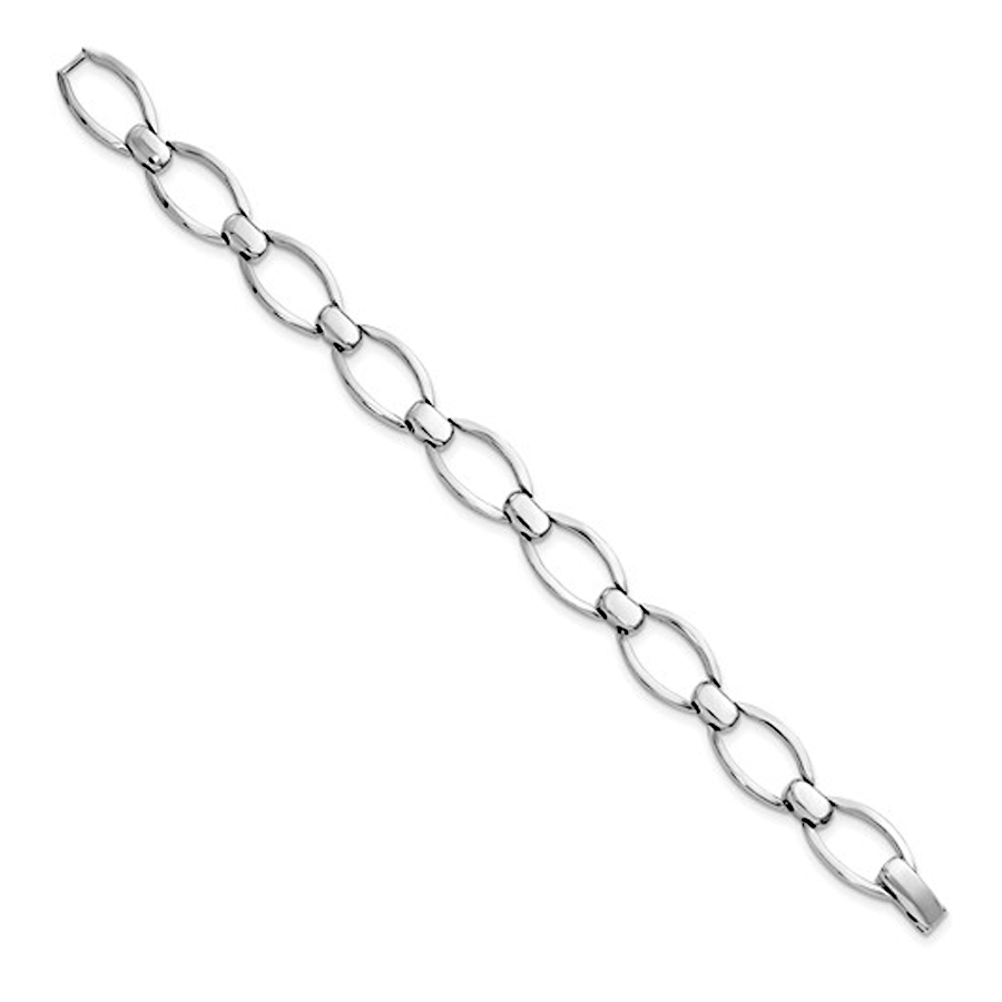 Sterling Silver Polished Link Bracelet