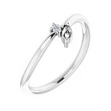 Sterling Silver 1-6 Stones With .05 CTW Diamond Family Ring