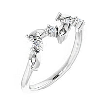 Sterling Silver 1-6 Stones With .05 CTW Diamond Family Ring