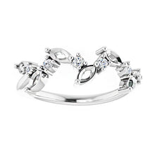 Sterling Silver 1-6 Stones With .05 CTW Diamond Family Ring