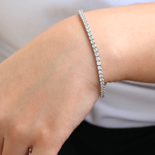 14K White Gold 3.00ctw. Moissanite Tennis Bracelet