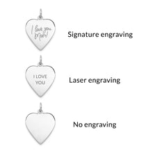 Sterling Silver 8x7.2 mm Heart 16-18