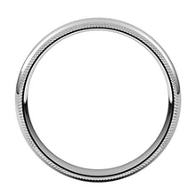 14K Yellow Gold Double Milgrain Wedding Band