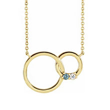 14K Rose Gold 1-5 Stone Family Circle 18