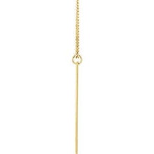 14K Gold-Plated Roman Date Necklace
