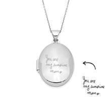 Signature Sterling Silver 21-31 mm Oval Locket
